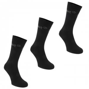 image of Gelert 3 Pack Thermal Socks Junior - Black