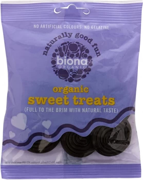 Image of Biona Licorice Spirals - 75g x 12