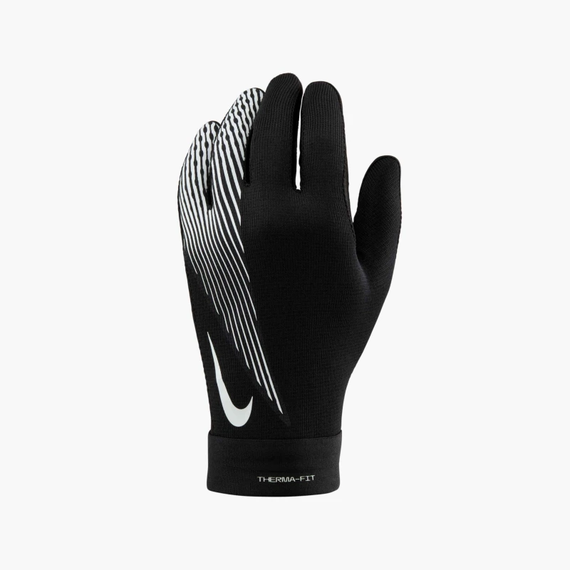 Image of Nike Therma-FIT Academy Football Gloves Adults Black/White unisex Large