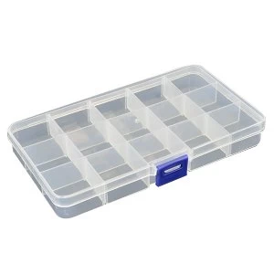 Image of Fastrax Parts Box 175Mm X 100Mm (15 Sections)