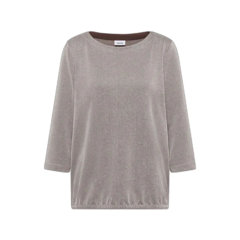 Image of cecil Womens long sleeve T-Shirt Cecil Marron Female L