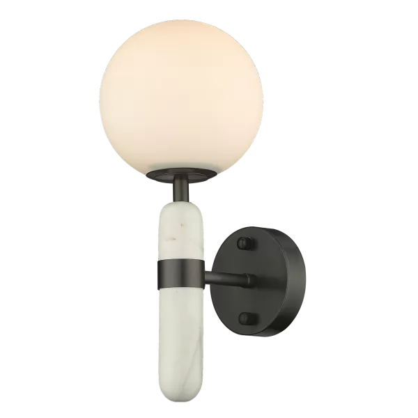 Image of La Spezia Wall Lamp Black, E14