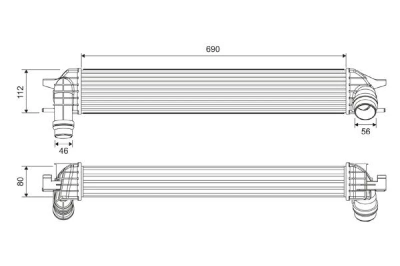 Image of Intercooler VALEO 818696