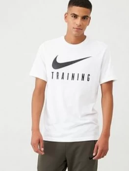 Image of Nike Dry Train Tee - White