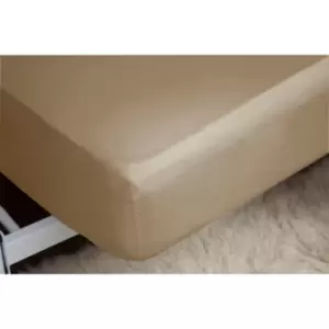 Image of Easy Care Fitted Sheet Double Walnut Whip