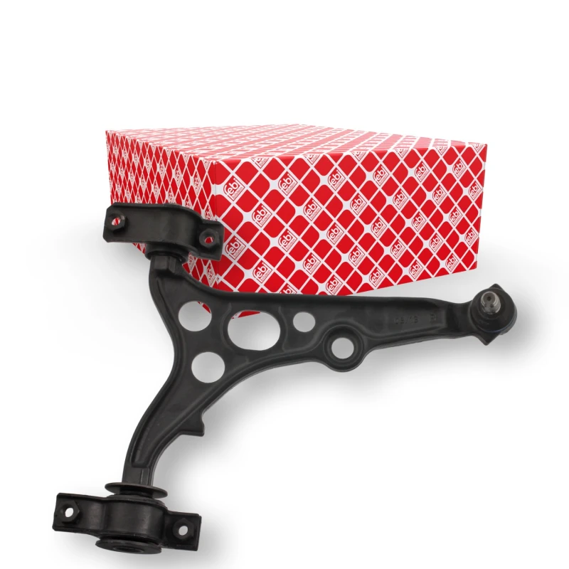 Image of FEBI BILSTEIN 29506 Suspension arm Control Arm, Cast Steel, Lower, with ball joint, with holders Cast Steel Track Control Arm (273)
