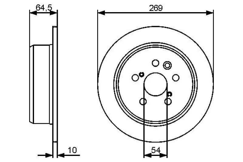 Image of Brake disc Bosch 0 986 479 483