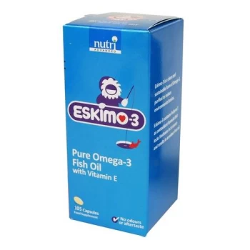 image of Eskimo 3 Pure Omega - 3 Fish Oil With Vitamin E 105 Capsules