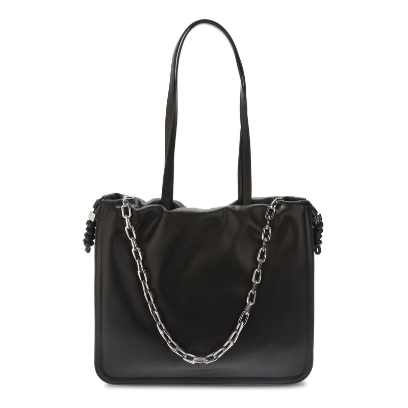 Image of DKNY Halle Tote Bag Black Silver female One Size