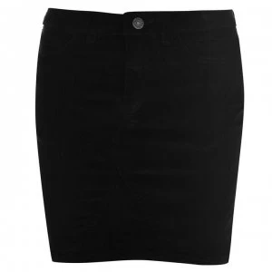 image of Noisy May Ayla Corduroy Skirt - Black