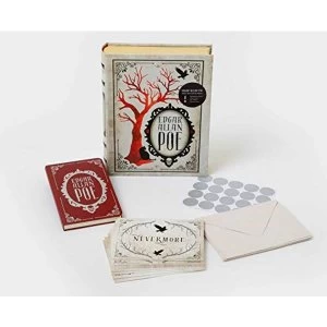 Image of Edgar Allan Poe Deluxe Note Card Set Literary Sets Kit 2018