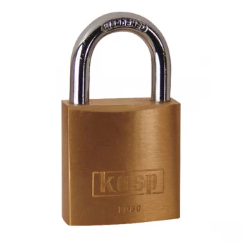 image of Kasp K12030 Brass Padlock - 30mm