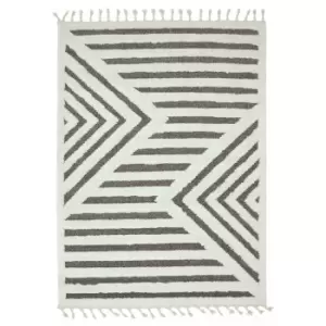 Image of Asiatic Ariana Modern Rectangle Rug - 160x230cm -White