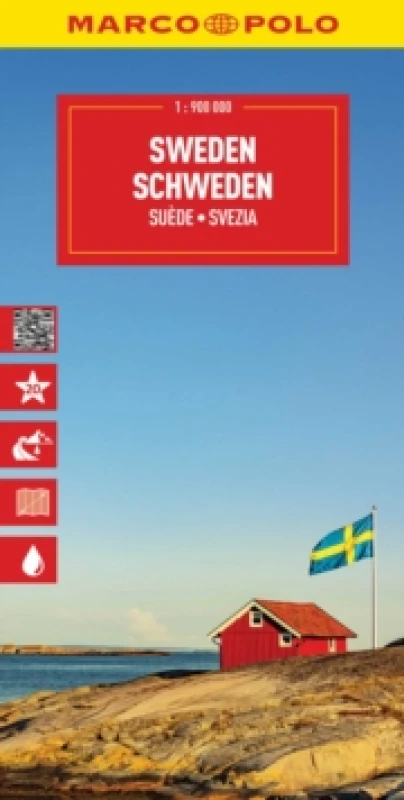 Image of Sweden Marco Polo Map Sheet map, folded