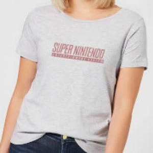 image of Nintendo Super Nintendo SNES Mens Womens T-Shirt - Grey - 3XL