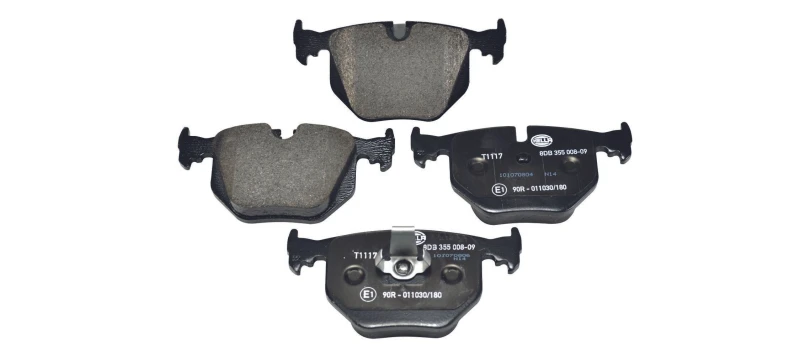 Image of HELLA Brake pad set HELLA 8DB 355 008-091