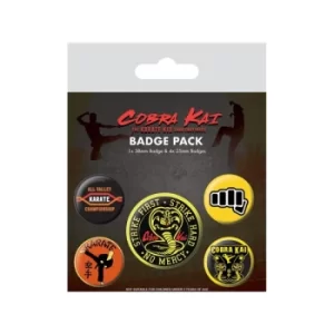 Image of Cobra Kai No Mercy Badge Pack