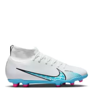 Image of Nike Mercurial Superfly Club DF Junior FG Football Boots - White