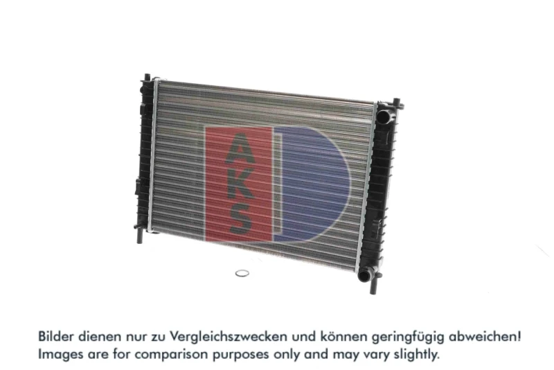 Image of AKS DASIS 090017N Engine radiator Aluminium, Mechanically jointed cooling fins Radiator,engine cooling (470)