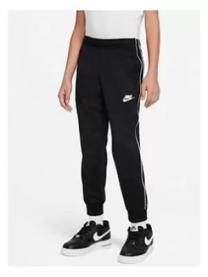 Image of Nike Boys Nsw Repeat Pk Jogger, Black/White, Size S=8-9 Years