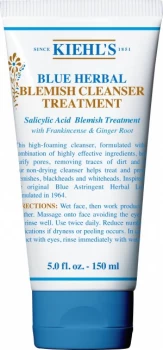 image of Kiehl's Blue Herbal Blemish Cleanser Treatment 150ml