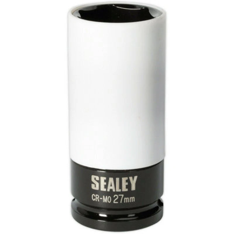 Image of Loops 27mm Alloy Wheel Impact Socket - 1/2" Square Drive - Rim Protect Sleeved Socket Multi