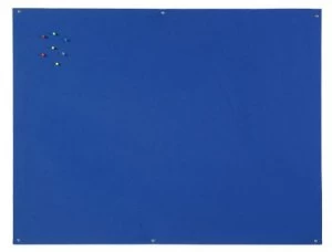 image of Bi-Office Unframed Blue Felt Notice Board 120x90cm