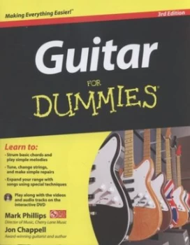Image of Guitar for Dummies by Mark Phillips Paperback