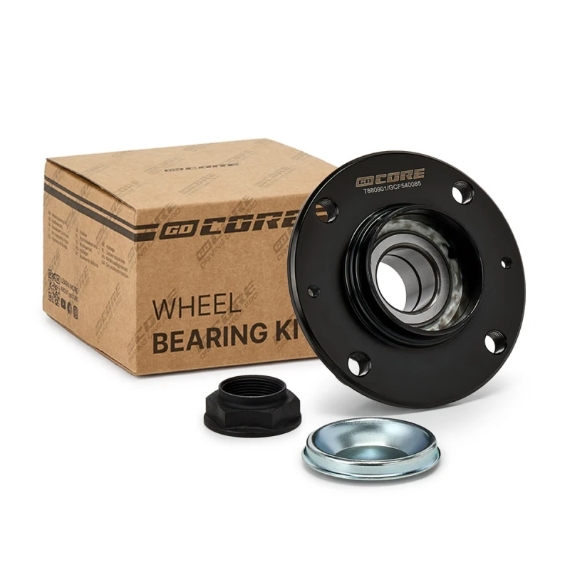 Image of goCORE GCF540085 Wheel bearing kit Rear Axle both sides, with integrated ABS sensor Wheel Bearing Kit (654)