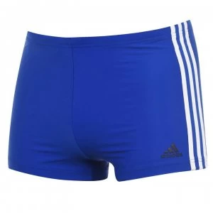 adidas 3 Stripe Swimming Shorts Mens - Royal/White