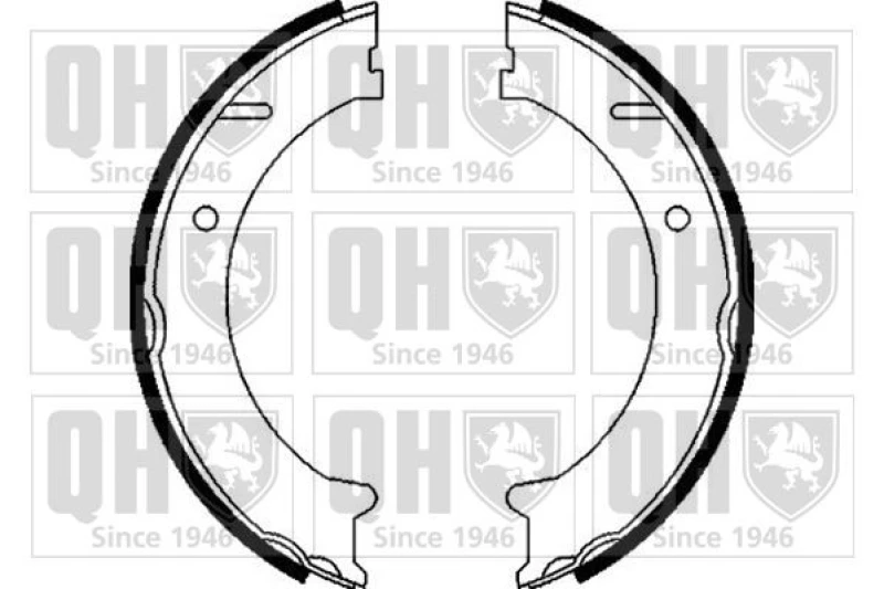 Image of QUINTON HAZELL Handbrake shoes QUINTON HAZELL BS1098