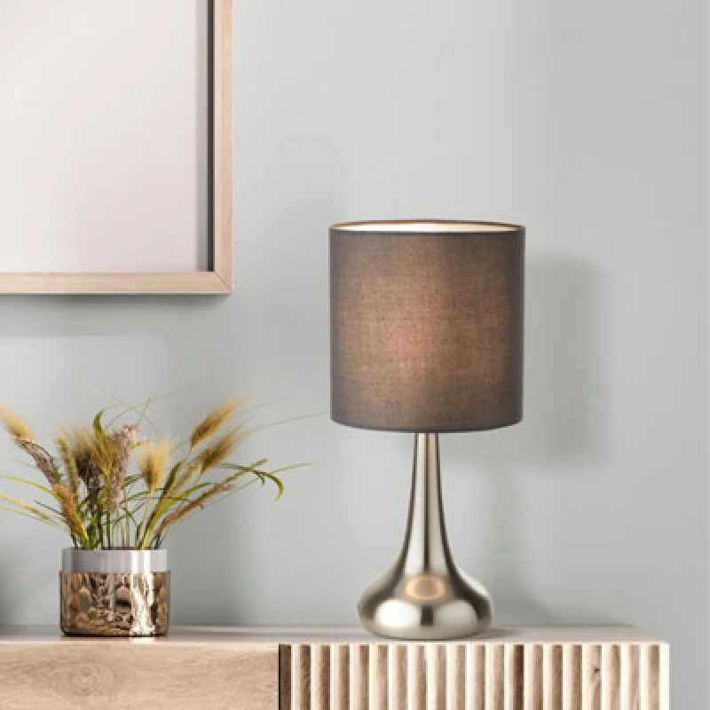 Image of Searchlight Chrome Touch Table Lamp - Searchlight GG42801