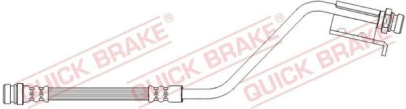 Image of QUICK BRAKE Brake hose QUICK BRAKE 22.945