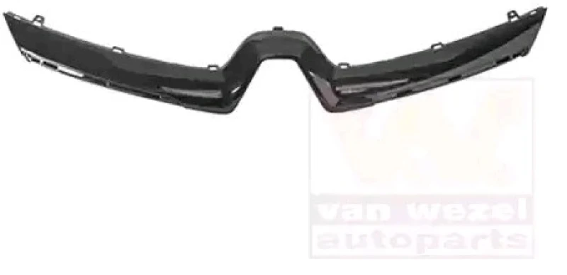 Image of VAN WEZEL 4373518 Radiator Grill ** Equipart ** High Gloss, Upper section Radiator Grille (472)