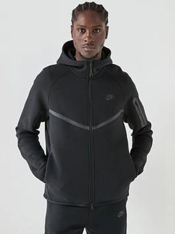 Image of Nike Tech Fleece Hoodie Mens - Black Male XL