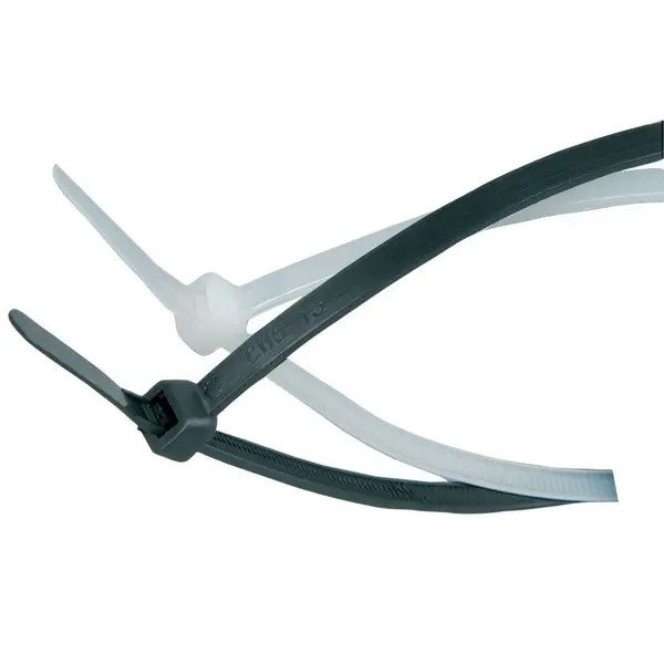 Image of Mercury Mercury CTB48380 cable ties 4.8 x 380mm, Black - bag of 100 - Black AVS-046999