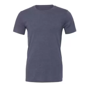 Image of Bella + Canvas Adults Unisex Heather CVC T-Shirt (S) (Heather Navy)