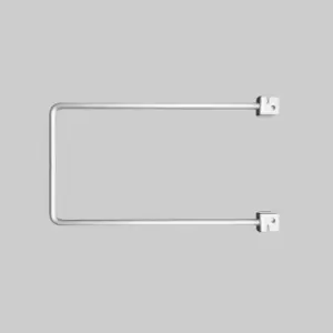 image of RBUK Hardware Twin Slot Flexible Bookend - 250mm - White - 2 Pack