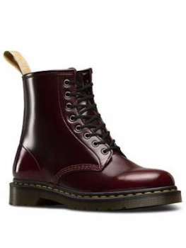 Image of Dr Martens Vegan 1460 8 Eye Ankle Boots - Cherry, Cherry Red, Size 3, Women