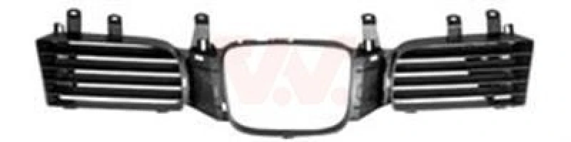 Image of VAN WEZEL Radiator Grille VAN WEZEL 4933510