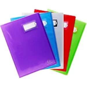 Image of Exacompta Display Book PP Crystal A4, 30 Pkts, Assorted, 2 Packs of 6
