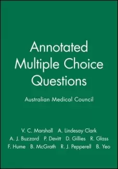 Image of Annotated Multiple Choice Questions by V. C. Marshall