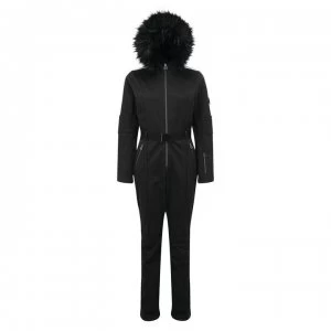 image of Dare2B Snowfall Softshell Ski Suit - Black