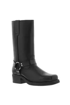 Image of High Harley Western Harness Leather Boots
