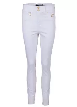 image of Holland Cooper Womens Jodhpur Jean In Optic White