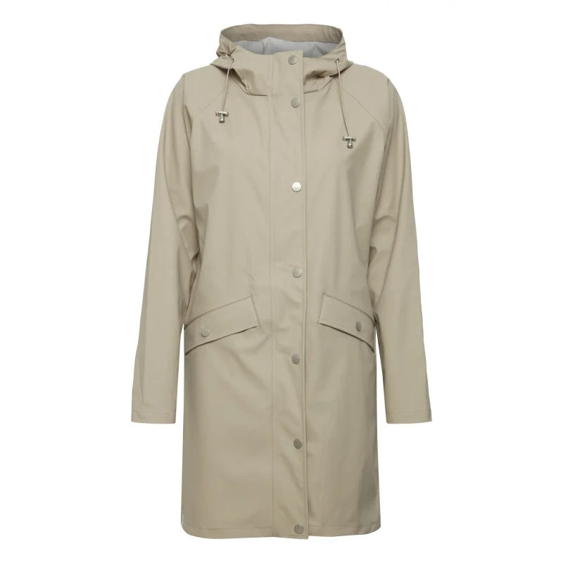 Image of Ichi Womens waterproof jacket Ichi Ihtazi Ja Beige Female L