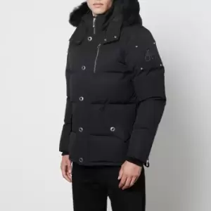 Image of Moose Knuckles 3Q Shearling-Trimmed Nylon and Cotton-Blend Down Coat - L