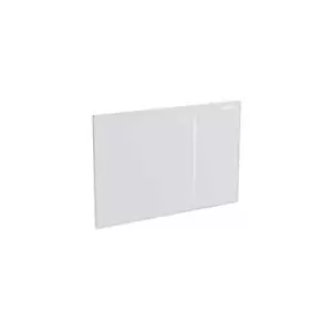 image of Geberit Sigma 70 Dual Flush Plate for 120mm Concealed Cistern- White Glass