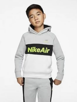 image of Nike Sportswear Air Older Boys Overhead Hoodie - Grey