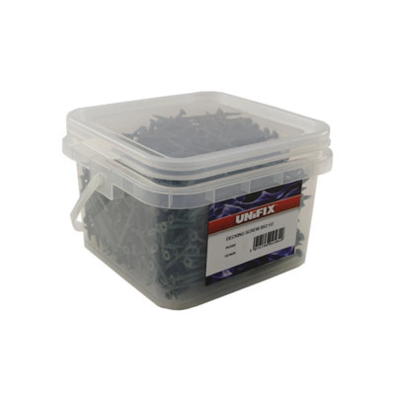 Image of Unifix Decking Screws Pozi Csk Head Magsho Green Coating - 8G X 2.1/2" - Tub Of 1000 - Box Of 2
